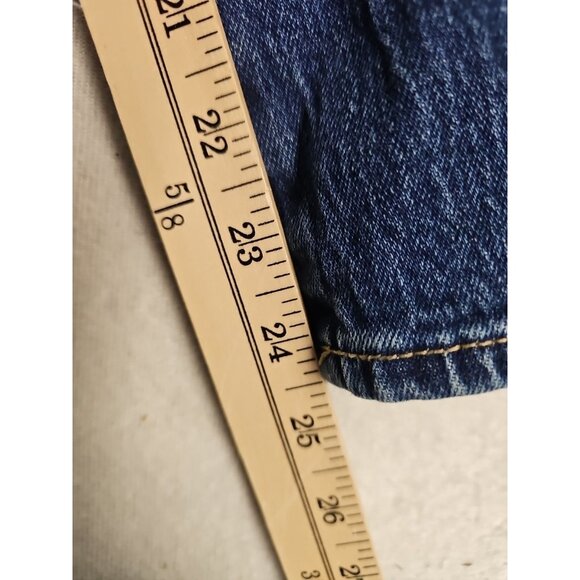 Lucky Brand Authenic Straight Crop  Jeans Distressed Womens Size 2/26 - Picture 3 of 8